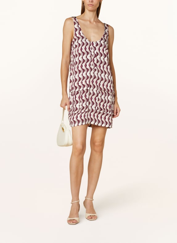 REISS Dress OXSANA WHITE/ ROSE/ DARK PURPLE