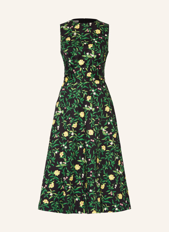 HOBBS Dress TANYA BLACK/ GREEN/ YELLOW