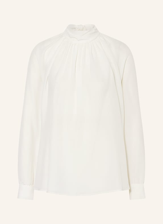 Max Mara STUDIO Seidenbluse GAIA mit Schluppe WEISS