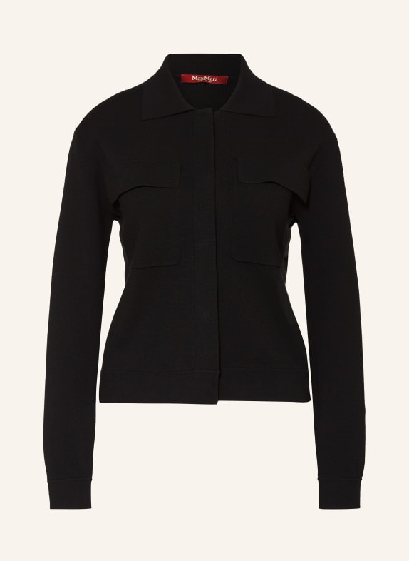 Max Mara STUDIO Strickjacke MITO SCHWARZ