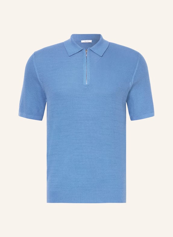 REISS Strick-Poloshirt IVOR BLAU