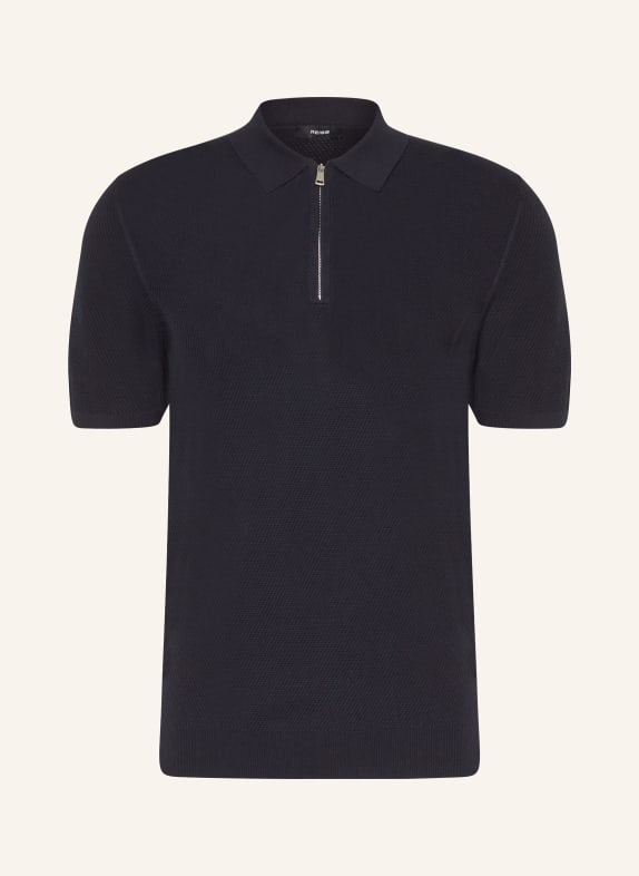 REISS Strick-Poloshirt IVOR DUNKELBLAU