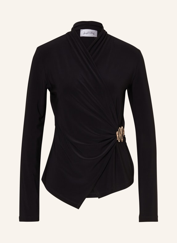 Joseph Ribkoff Wrap shirt BLACK