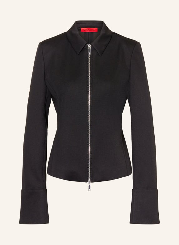 MAX & Co. Piqué-Jacke ANDORRA SCHWARZ