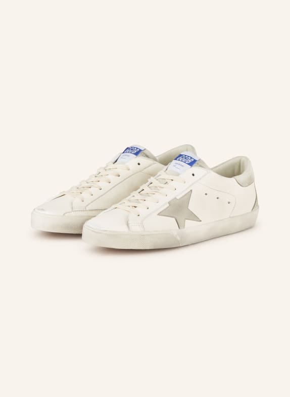 GOLDEN GOOSE Sneaker SUPER-STAR WIT / GRIJS