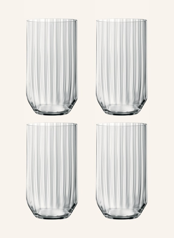 SPIEGELAU 4er-Set Longdrinkgläser WEISS
