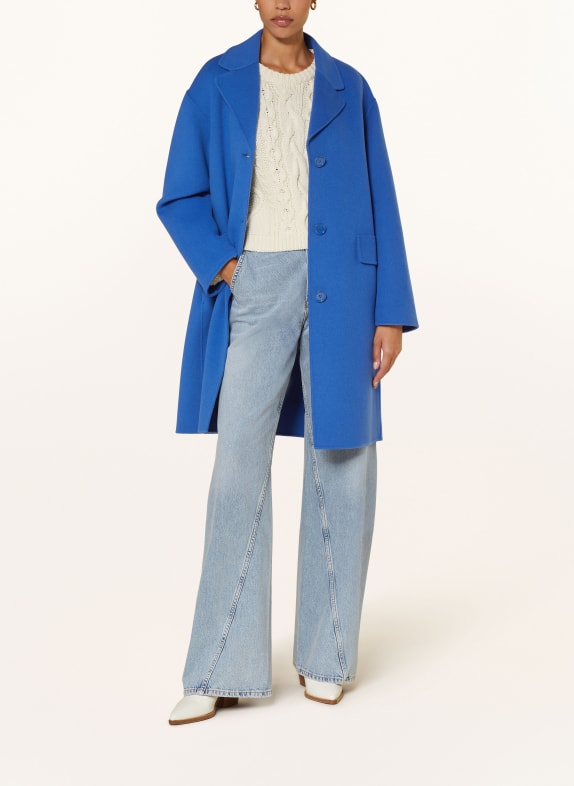 S Max Mara Wollmantel CIELO BLAU