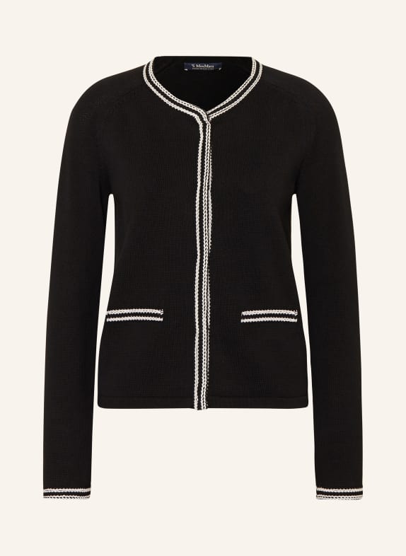 Alexander Wang button detail T-shirt Cardigan ZENOBIA BLACK