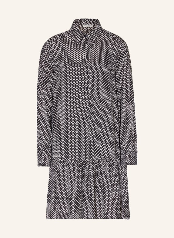 Marc O'Polo Play Hemdblusenkleid SCHWARZ/ WEISS