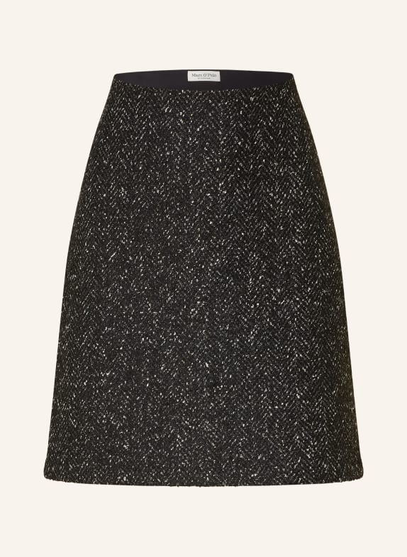 Marc O'Polo Tweed skirt BLACK/ GRAY/ LIGHT GRAY