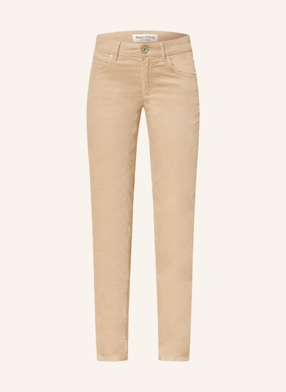 Marc O'Polo Velour trousers LIGHT BROWN