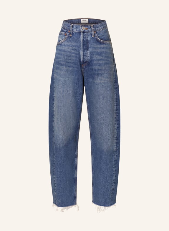 AGOLDE Mom jeans LUNA split split (combo two shades md ind