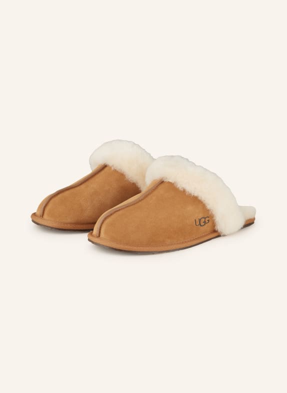 UGG Hausschuhe SCUFFETTE II COGNAC/ ECRU