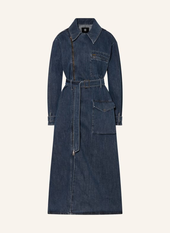 G-Star Jeans-Trenchcoat G852 worn in indigo gear