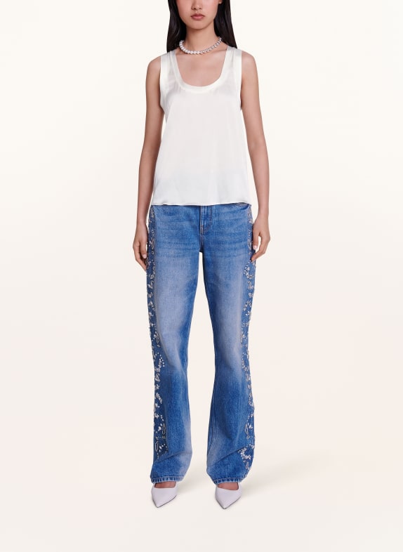maje Seidentop WEISS