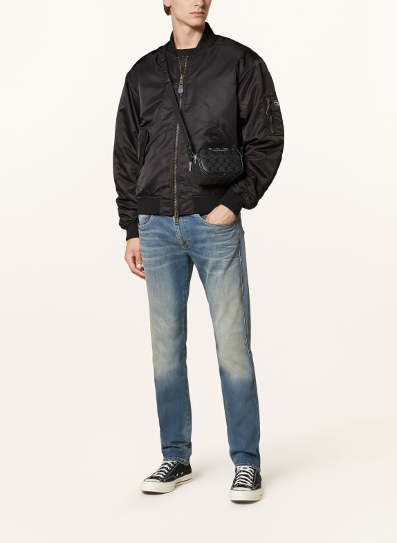 REPLAY Blugi ANBASS Slim Fit 009 ALBASTRU MEDIU
