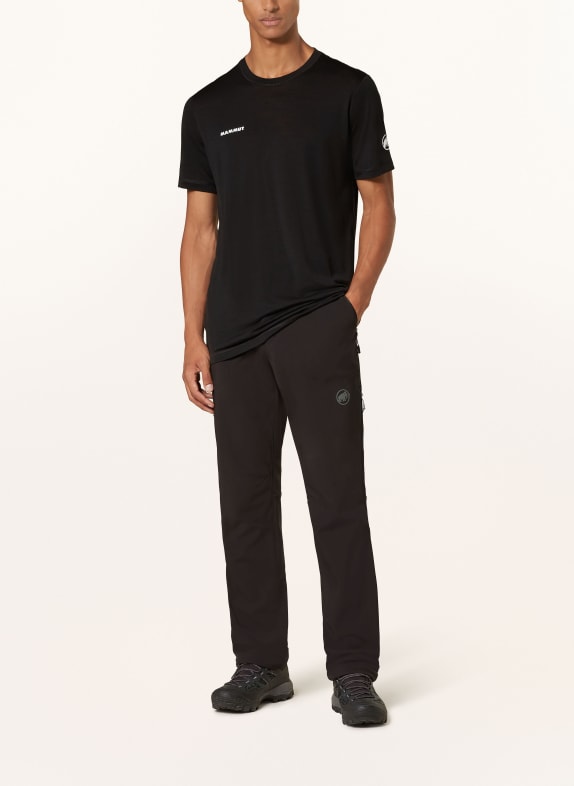 MAMMUT T-shirt TREE ZWART