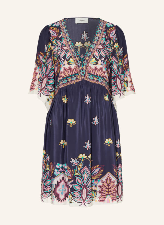 ba&sh Kleid LEVIA DUNKELBLAU/ DUNKELROT/ DUNKELGELB