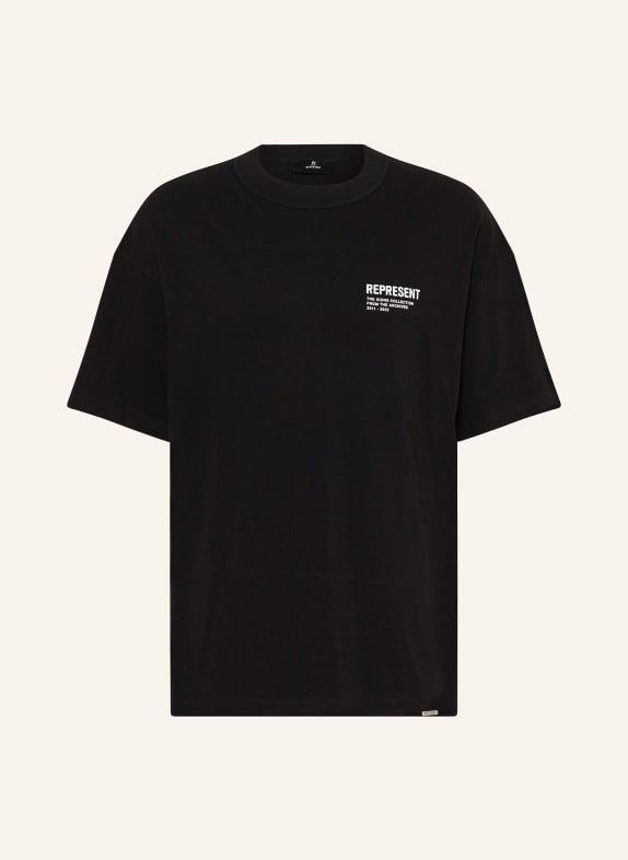 REPRESENT T-Shirt SCHWARZ/ WEISS