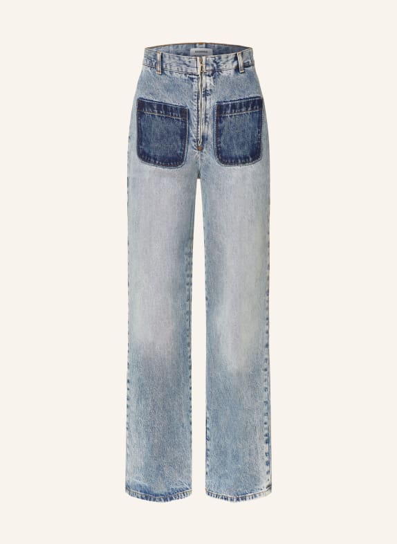 SANDRO Jeansy straight J002 LIGHT BU JEAN