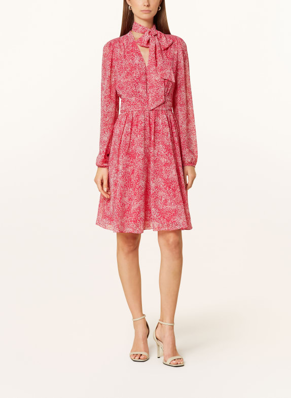 HOBBS JANAYA dress PINK/ WHITE