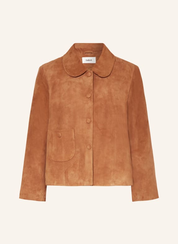ba&sh Lederjacke MILAS CAMEL