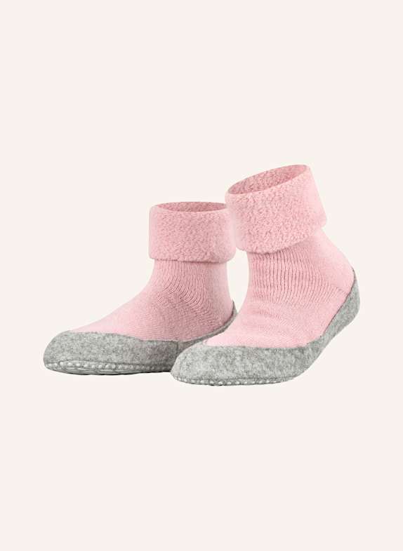 FALKE Protiskluzové ponožky COSYSHOE z merino vlny 8449 ALMOND BLOSSOM