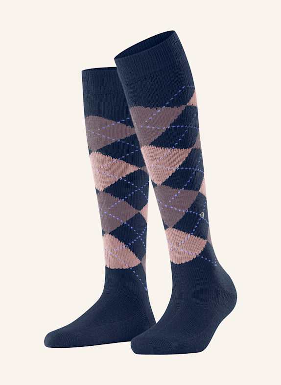Burlington Knee high stockings WHITBY  6878 royal blue