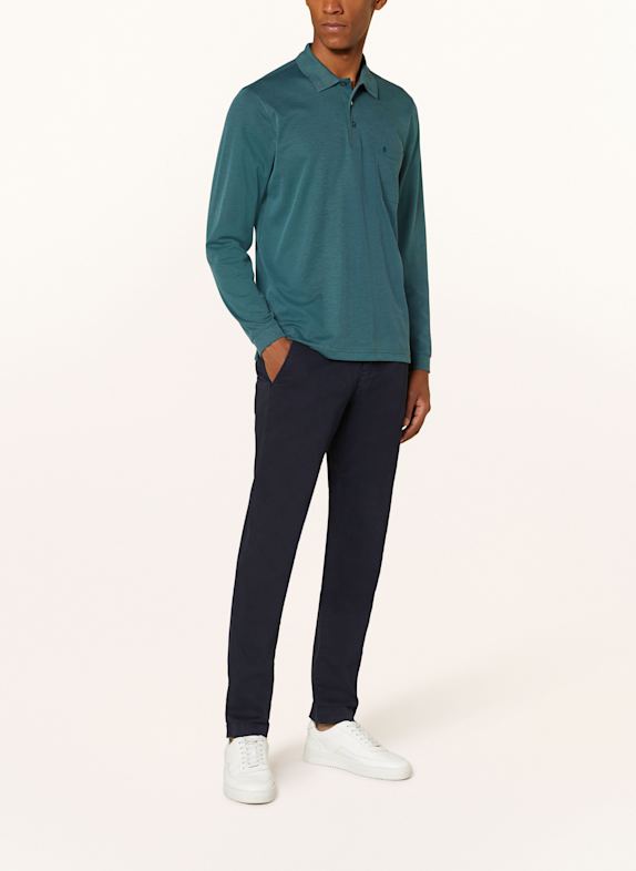 RAGMAN Piqué polo shirt TEAL