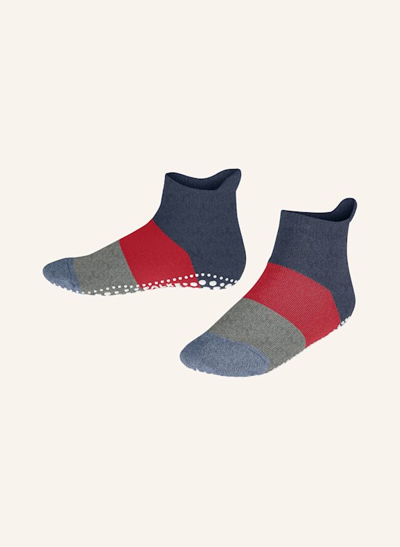 FALKE Stoppersocken COLOUR BLOCK 6688 DARK BLUE MEL.