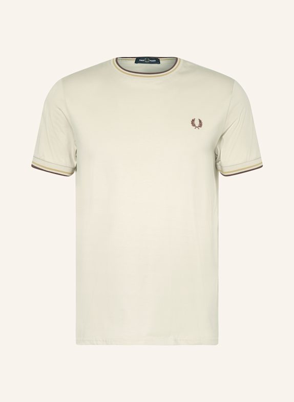 FRED PERRY T-shirt JASNOBRĄZOWY