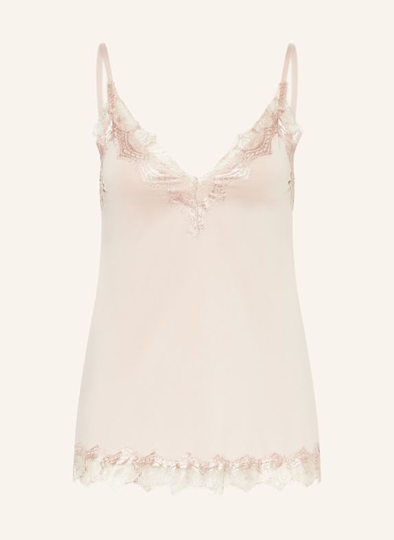 rosemunde Top BILLIE mit Spitze BEIGE