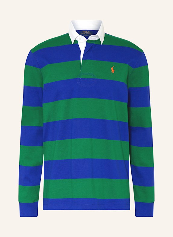 POLO RALPH LAUREN Koszulka w stylu rugby NIEBIESKI/ ZIELONY/ BIAŁY