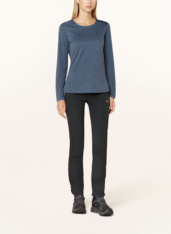 VAUDE Longsleeve ESSENTIAL DONKERBLAUW
