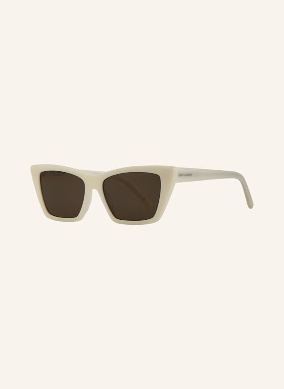 SAINT LAURENT Rechteckige Sonnenbrille 3100L1 - WEISS/ SCHWARZ