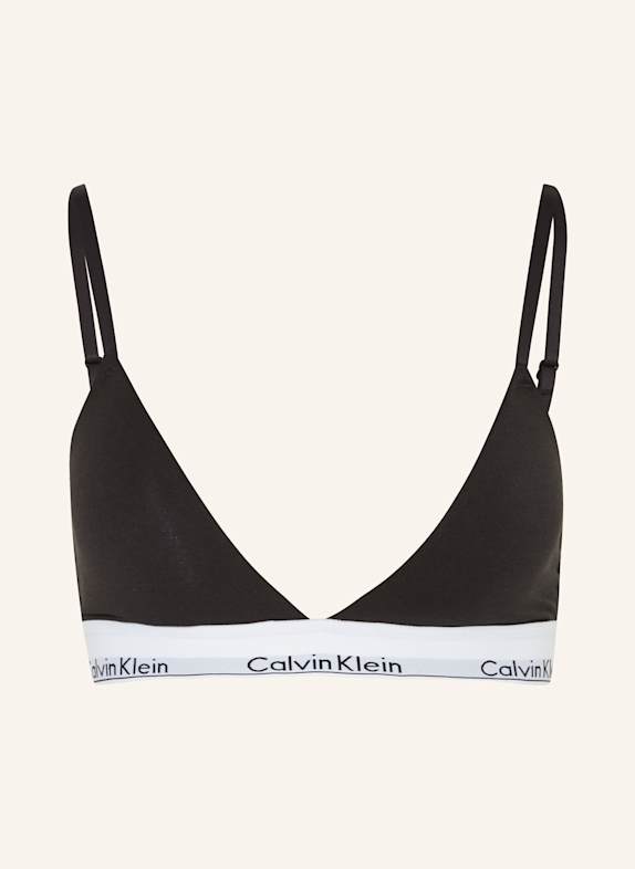 Calvin Klein Triangel-BH MODERN COTTON SCHWARZ/ WEISS