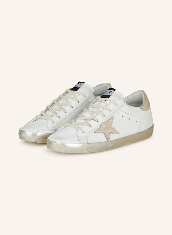 GOLDEN GOOSE Sneaker SUPER-STAR CLASSIC WEISS/ GOLD
