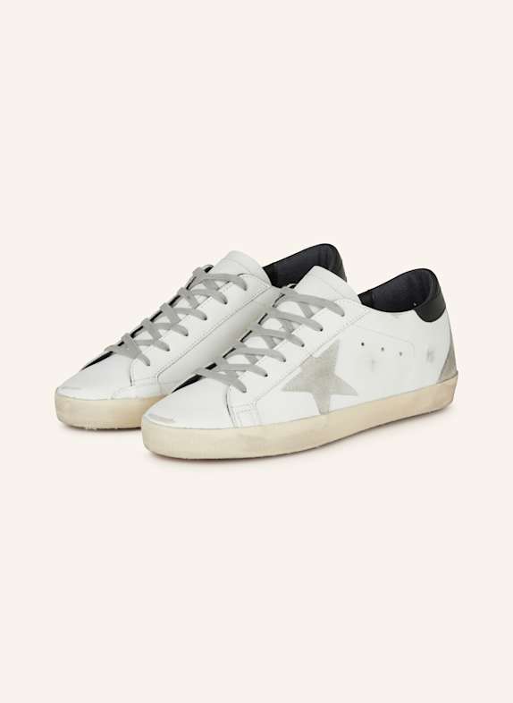 GOLDEN GOOSE Sneaker SUPER-STAR CLASSIC WEISS/ SCHWARZ/ GRAU