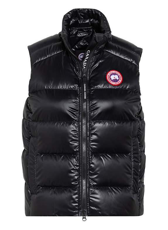 CANADA GOOSE Péřová vesta CYPRESS ČERNÁ