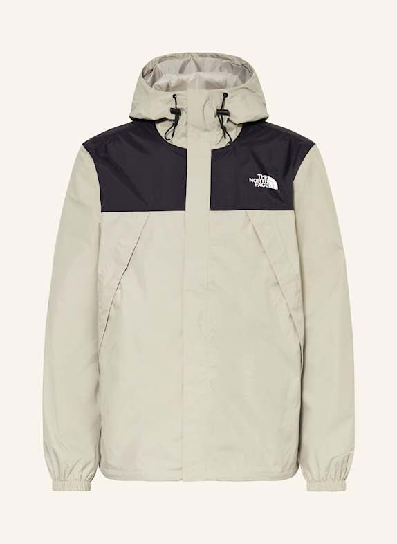 THE NORTH FACE Outdoor jacket ANTORA LIGHT GRAY/ BLACK