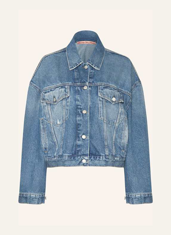 Acne Studios Oversized-Jeansjacke BLAU