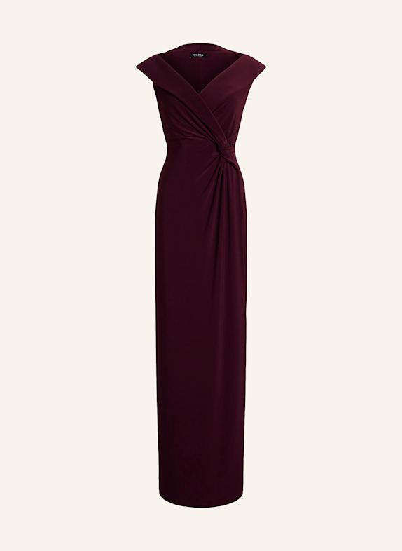 LAUREN RALPH LAUREN Evening dress LEONIDAS DARK RED