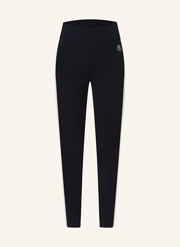 WE NORWEGIANS VOSS functional underwear trousers made from merino wool DARK BLUE/ ECRU