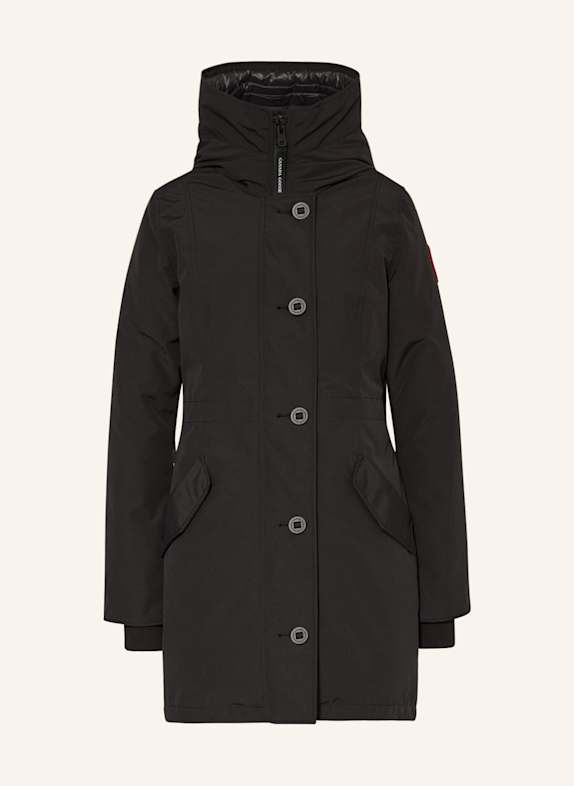 CANADA GOOSE Down parka ROSSCLAIR BLACK