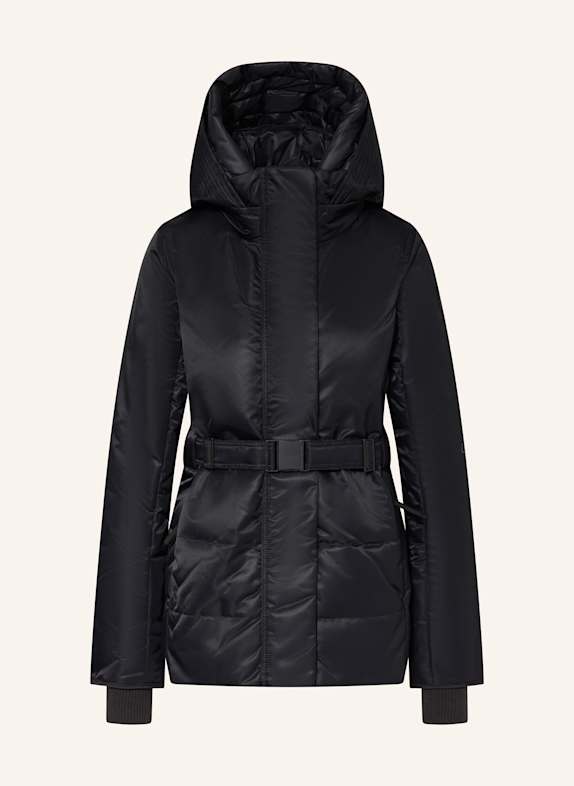 CANADA GOOSE Daunenjacke MCKENNA mit abnehmbarer Kapuze SCHWARZ