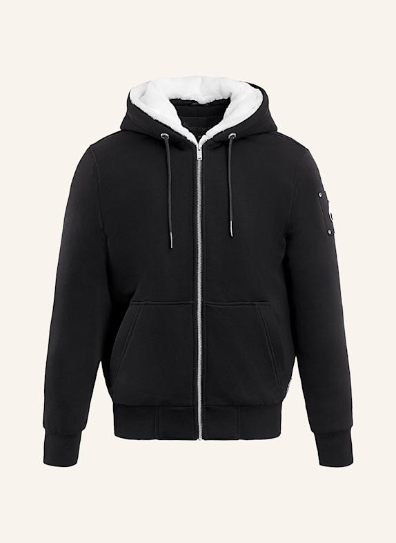 MOOSE KNUCKLES Sweatjacke BUNNY SCHWARZ/ WEISS