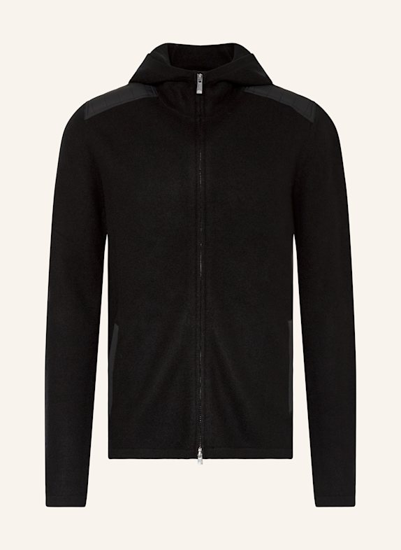KJUS Strickjacke ASPEN aus Merinowolle SCHWARZ