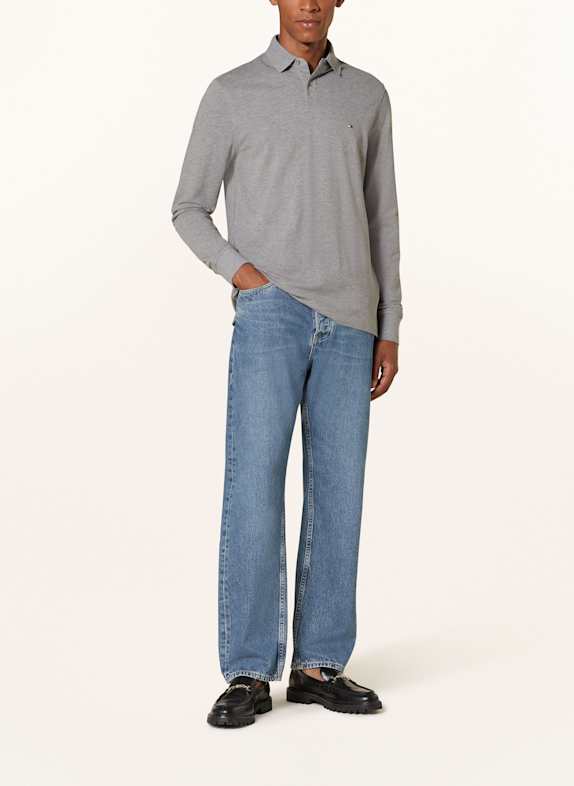 TOMMY HILFIGER Piqué-Poloshirt Regular Fit GRAU