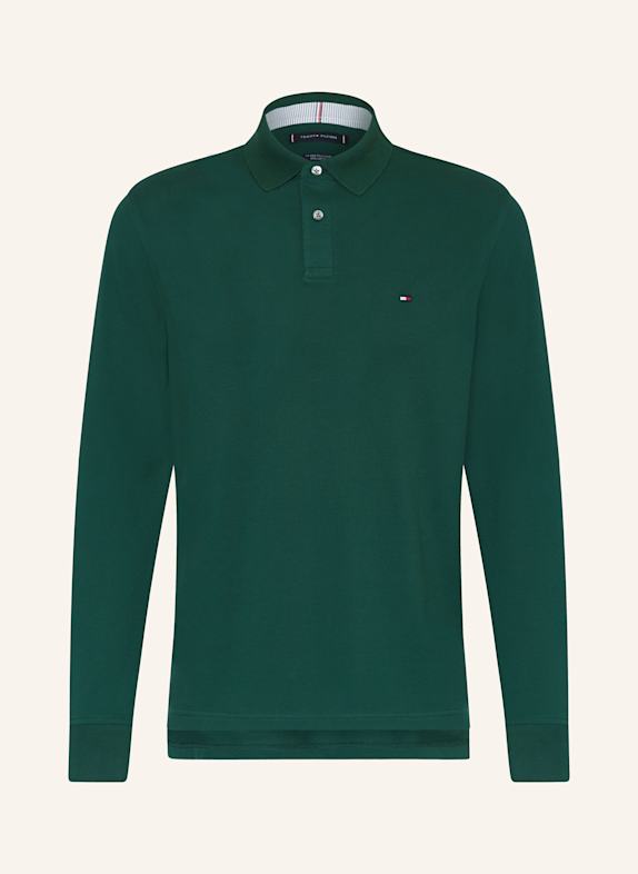 TOMMY HILFIGER Piqué-Poloshirt Regular Fit DUNKELGRÜN