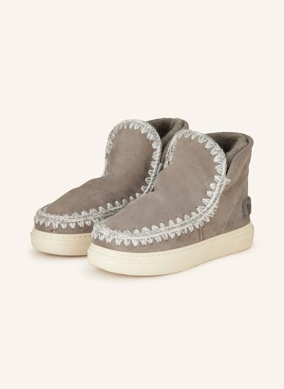 mou Boots ESKIMO with decorative gems GRAY